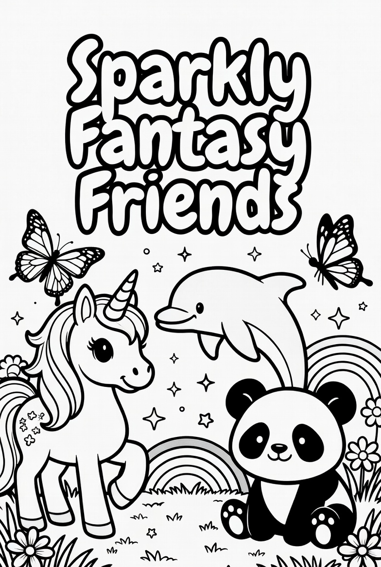 Fun Fantasy Coloring book