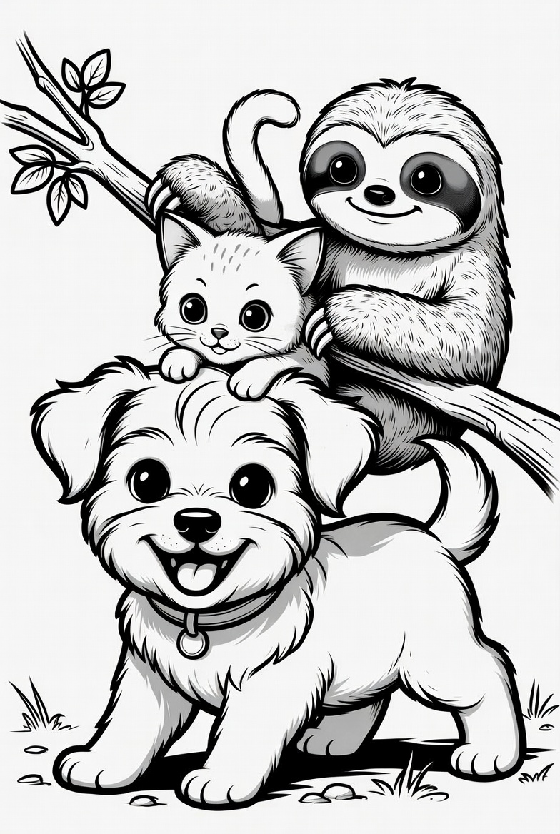 Fun Fantasy Coloring book